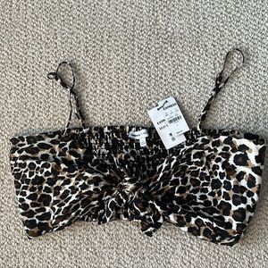 Super cute cheetah print crop top 🐆